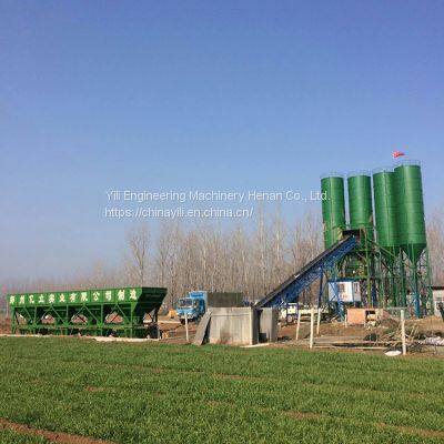 belt type high efficiency ready mixed concrete batching plant mixing station