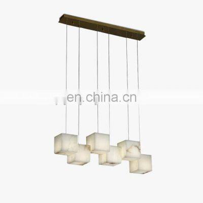 Chinese factory direct sales Spanish alabaster chandelier for hotel room interior bedroom living room decoration ball chandelier