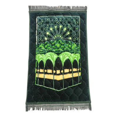 Custom Muslim Prayer Carpet Embossed Design With Separate Packaging Memory Foam Rug Islam Gifts Prayer Mat photo-5
