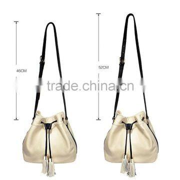 New Design Female Bag pu Backpack Tassel Backpack photo-5