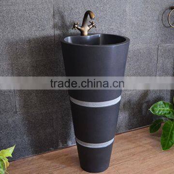 Unique Design Indoor Natural Granite Bathroom Sink & Wash Basin photo-3