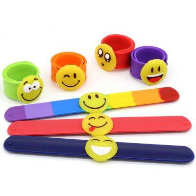 Custom Personalized Animal Print Wristband Silicone Slap Band Sublimation Slap Bracelets For Kids