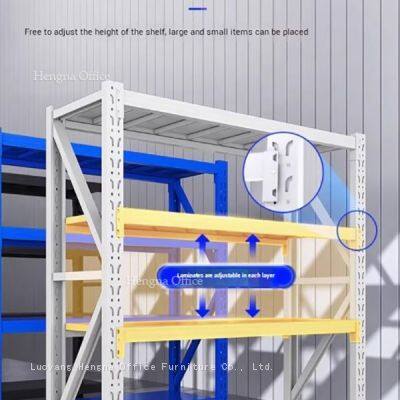 Workshop Organizer Racks HN-F276 for Factory, 500kg Per Level, Wider Welded Feet for High Stability - Industrial Metal Shelving, OEM/ODM photo-3