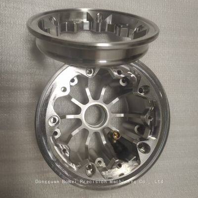 Various Sizes Electric Scooter Wheels Hubs With Anodized Aluminum Wheel Hub Assembly