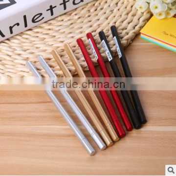 South Korea creative stationery metal handle Gel