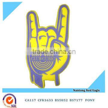 OEM promotional sports cheering hand finger foam
