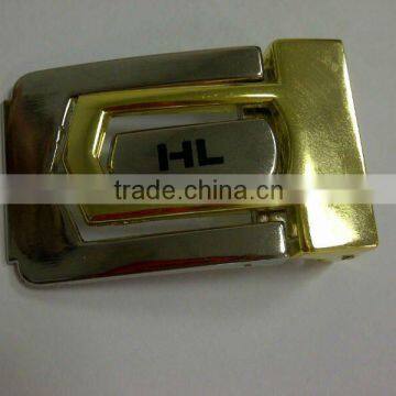 alloy belt buckle with embossing