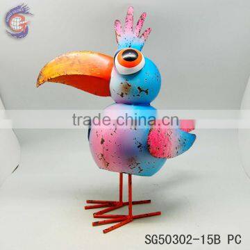 wholesale metal garden art birds for metal yard art ornament