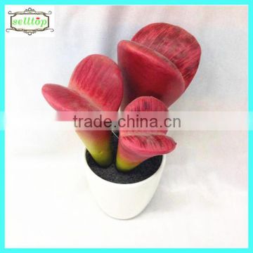 19cm high quality real touch artificial succulent plants tropical plants