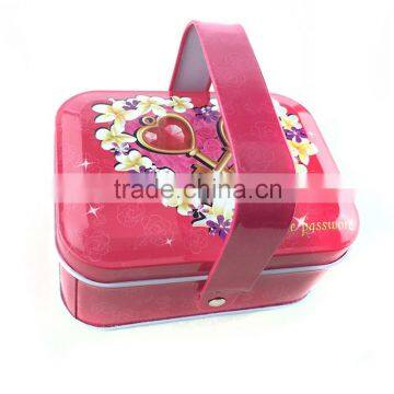 Popular candy tin box for gift with metal use