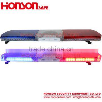 Low-profile Amber LED Warning Used Signal Lightbar With 100W Siren Speaker HS4120 photo-5