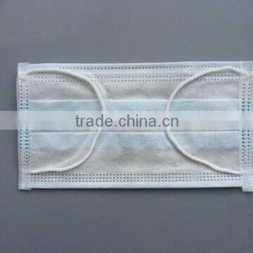 Blue 3-ply Nonwoven face mask / PP face mask CE ISO FDA