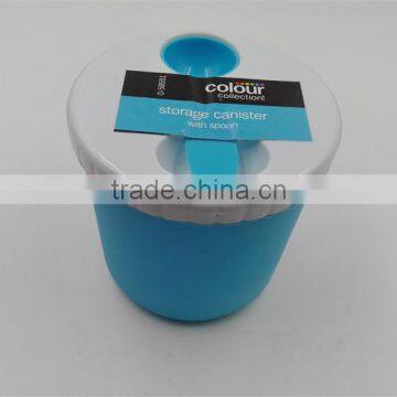 Plastic Storage Canister With Spoon