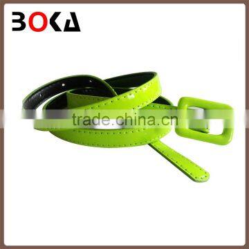 // yiwu belt factory high quality new fashion belt for lady // with hot selling ladies' fashion plastic belt buckle //