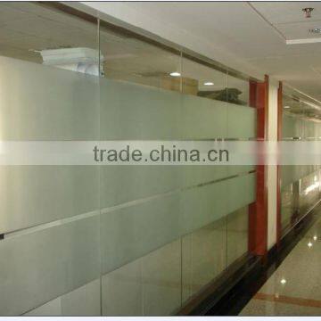 high quality tempered forsted glass for office door