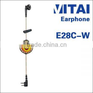 VITAI E28C-W Smile Face Earbuds Type Walkie Talkie Earphone