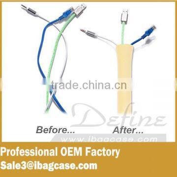 Fiber Optic Cable Protection Sleeve Neoprene Cord Organizer Sleeve