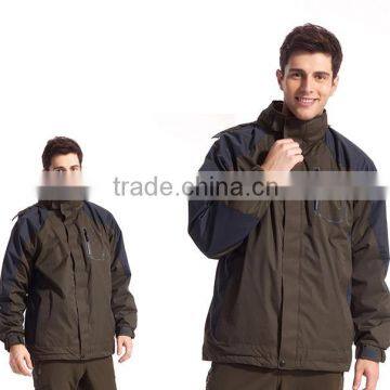 winter 3 in 1 jacket wholesale custom 10000mm waterproof softshell jacke for men