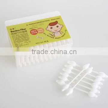 Baby bamboo fiber swabs