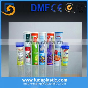 Plastic Effervescent Tablet Container