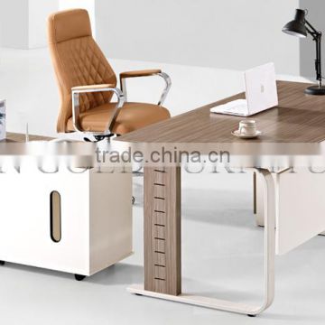 Economical Style L Shape Grey Office Computer Desk for sale(SZ-ODT662)