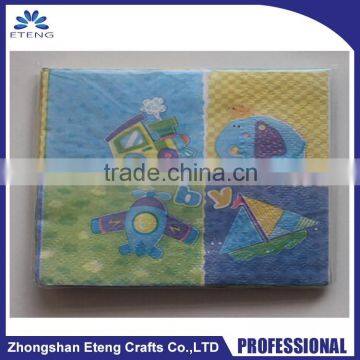 High quality custom printing cartoon paper napkins