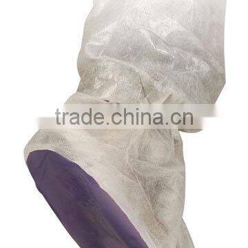 Disposable Deluxe Non-woven Overboots with PVC Sole