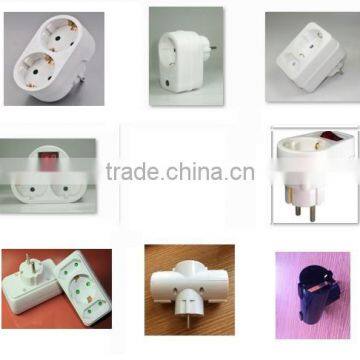 Schuko 2way Adaptor Plug With Switch photo-2