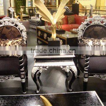 Antique hotel signle sofa chair and coffee table XYD107