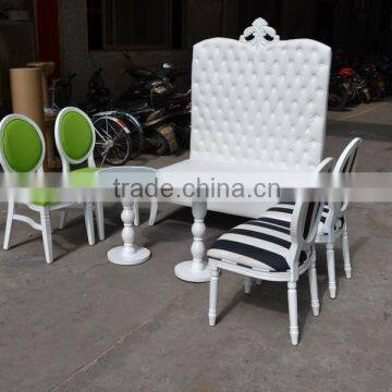 Elegant High Back Lounge Wedding Furniture Set XYN432 photo-3