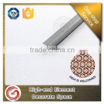 China gold supplier polished aluminum listello for house