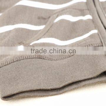 Toddler Long Sleeve Hoodies Zip-up Jacket Baby Girls' Stripe Reversible Hooded Jacket photo-2