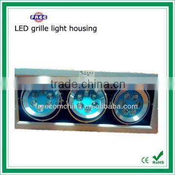 Surface Mounted 18W LED Grille Light(just housing)