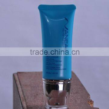 40g cosmetic oval shape tube with airless pump for whitening emulsion