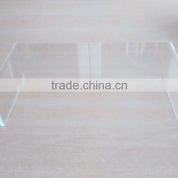 PERSPEX ACRYLIC CABINET DISPLAY RISER SHELF 27cm STAND 6mm thick With Custom Size