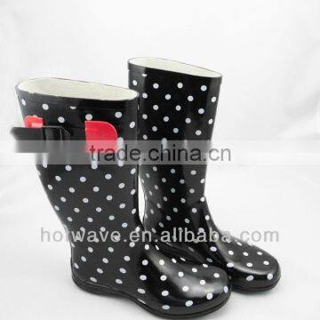 2014 new style lady's fashion rainboots/rubber boots