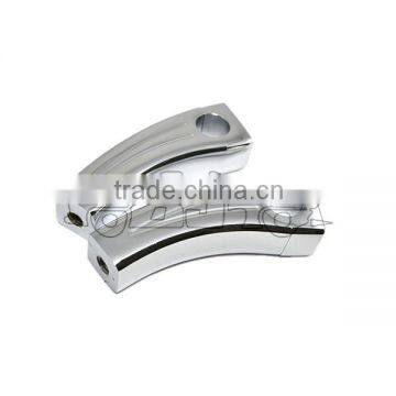 BJ-HR6014-001 5" Billet Aluminum chrome cnc handlebar risers motorcycle pa