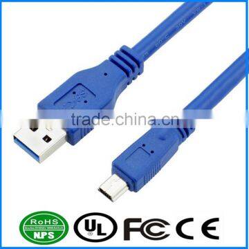 USB3.0 Connecting Cable AM-MiniB 10P Cable Superspeed Datawire for Camera MP3 MP4 Datacable