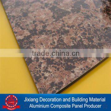 Aluminium plastic board unbroken marbled texture wall board