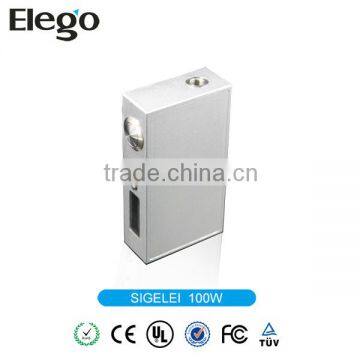 100% Original Sigelei 100W Vaporizer Sigelei 100W Plus Box Mod From Elego