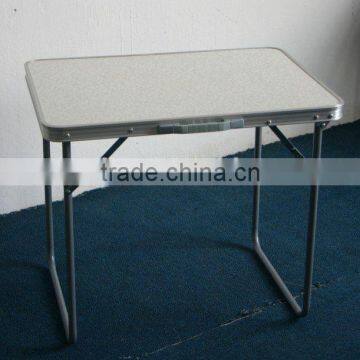 little aluminum folding camping table