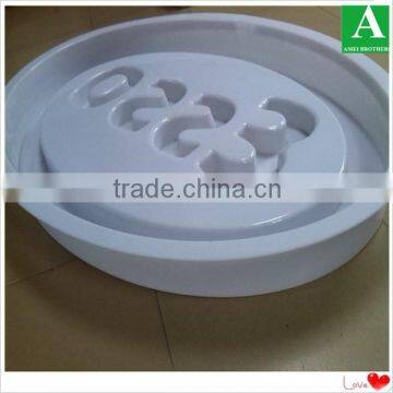 Custom Shape PMMA Vacuum Froming Round Plastic Light Box photo-6