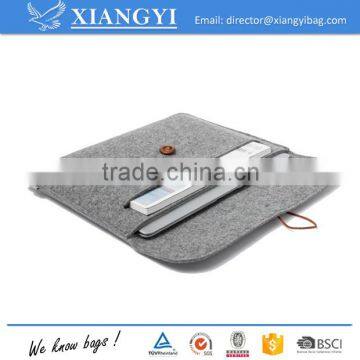 China manufacter factory price felt laptop handbag document pack