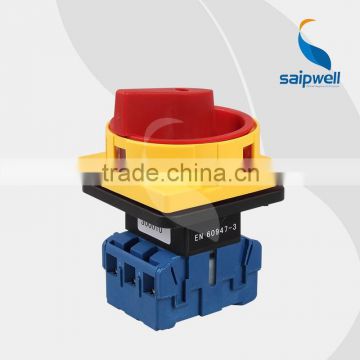 SAIP/SAIPWELL New 32A 3 Poles Electrical Waterproof Switchgear Rotary Cam Switch