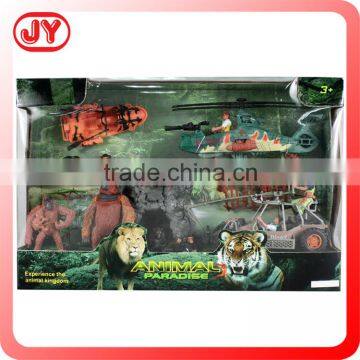 Funny plastic wild animal set toy