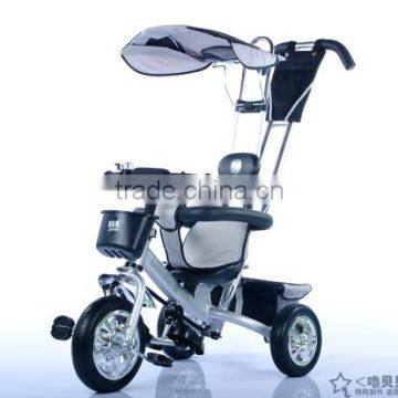 Kids Tricycle Parts With Back Seat / Kids Double Seat Tricycle / Plastic Tricycle Kids Bike photo-3