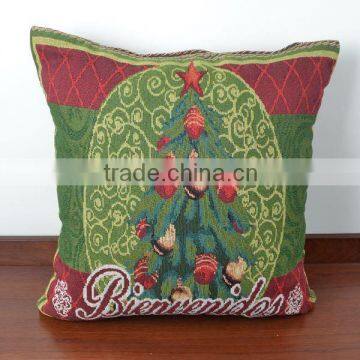 PLUS Home Textile Christmas Tree Wholesale Decorative Pillow Covers Cotton Linen Cushion Cover