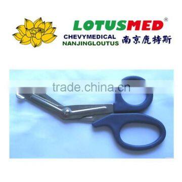 Stainless Steel Medical Plastic Handle Scissors Bandage Scissor