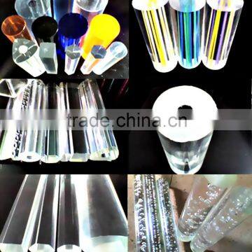 surf casting acrylic bubble rod with many colors available