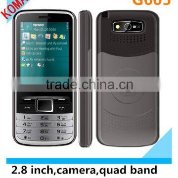 KOMAY good quality G605 2.8 inch wholesale PRICE quad band dual sim cards mobile phone